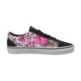 Load image into Gallery viewer, Cheetah Pink, Women's Lace-Up Canvas Sneakers