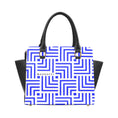 Load image into Gallery viewer, Blue Maze, leather shoulder handbag