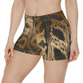 Load image into Gallery viewer, Gold Boa, Shorts and Sports Bra Full Set