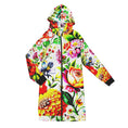 Load image into Gallery viewer, Sun glow, zip up long hoodie