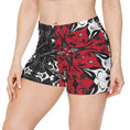 Load image into Gallery viewer, Red and Black, Workout Shorts