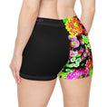 Load image into Gallery viewer, Neon Flowers, Workout Shorts
