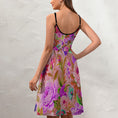 Load image into Gallery viewer, Mystical garden, elegant strap dress