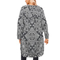 Load image into Gallery viewer, Dark Heart, zip up long hoodie