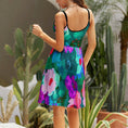 Load image into Gallery viewer, Flower palate, elegant strap dress