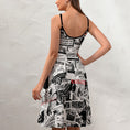 Load image into Gallery viewer, Vintage ads, elegant strap dress