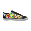 Load image into Gallery viewer, Stained Glass, Women's Lace-Up Canvas Sneakers