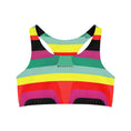 Load image into Gallery viewer, Radio Waves, Seamless Sports Bra
