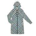 Load image into Gallery viewer, Hounds plaid, zip up long hoodie