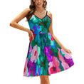 Load image into Gallery viewer, Flower palate, elegant strap dress