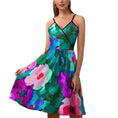 Load image into Gallery viewer, Flower palate, elegant strap dress