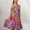 Load image into Gallery viewer, Mystical garden, elegant strap dress