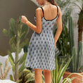 Load image into Gallery viewer, Silver snake, elegant strap dress