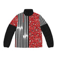 Load image into Gallery viewer, Zebra Bandana Puffer Jacket