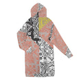Load image into Gallery viewer, Patchwork, zip up long hoodie