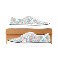 Load image into Gallery viewer, Spanish Tile, Women's Classic Canvas Low Top Sneakers