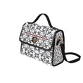 Load image into Gallery viewer, Charcoal and Lace, canvas purse