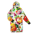 Load image into Gallery viewer, Sun glow, zip up long hoodie