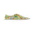 Load image into Gallery viewer, Stained Glass, Men's Classic Canvas Low Top Sneakers