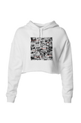 Load image into Gallery viewer, Vintage Ads, Lightweight Crop Hoodie
