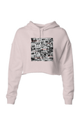 Load image into Gallery viewer, Vintage Ads, Lightweight Crop Hoodie