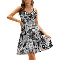 Load image into Gallery viewer, Vintage ads, elegant strap dress