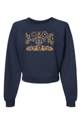 Load image into Gallery viewer, Golden Angels, Raglan Pullover Fleece Sweatshirt
