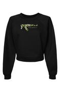Load image into Gallery viewer, Flowers and firearms, Raglan Pullover Fleece Sweatshirt