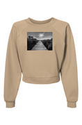 Load image into Gallery viewer, No shirt no shoes, Raglan Pullover Fleece Sweatshirt