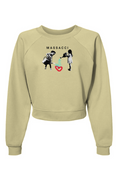 Load image into Gallery viewer, Besties, Raglan Pullover Fleece Sweatshirt