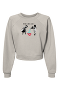 Load image into Gallery viewer, Besties, Raglan Pullover Fleece Sweatshirt