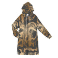 Load image into Gallery viewer, Gold Boa, zip up long hoodie