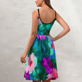 Load image into Gallery viewer, Flower palate, elegant strap dress