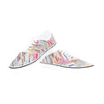 Load image into Gallery viewer, Tilted Quilt, Women's Classic Canvas Low Top Sneakers