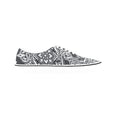 Load image into Gallery viewer, Dark Heart, Men's Classic Canvas Low Top Sneakers