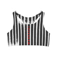 Load image into Gallery viewer, Zebra Stripes, Seamless Sports Bra