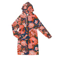 Load image into Gallery viewer, Skull flowers, zip up long hoodie