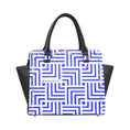 Load image into Gallery viewer, Blue Maze, leather shoulder handbag