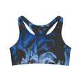 Load image into Gallery viewer, Cool Azul, Seamless Sports Bra