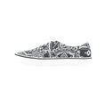 Load image into Gallery viewer, Dark Heart, Women's Classic Canvas Low Top Sneakers