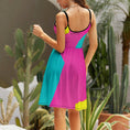 Load image into Gallery viewer, Eighties stripe, elegant strap dress