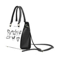 Load image into Gallery viewer, Spray paint, leather shoulder handbag