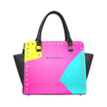 Load image into Gallery viewer, Eighties stripe, leather shoulder handbag