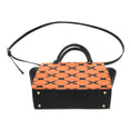 Load image into Gallery viewer, Black licorice, leather shoulder handbag
