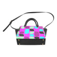 Load image into Gallery viewer, Pink and pastel, leather shoulder handbag