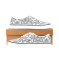 Load image into Gallery viewer, Mosaic BW, Men's Classic Canvas Low Top Sneakers