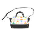Load image into Gallery viewer, Snowflakes, leather shoulder handbag