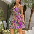 Load image into Gallery viewer, Mystical garden, elegant strap dress