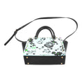 Load image into Gallery viewer, Black and blue, leather shoulder handbag