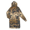 Load image into Gallery viewer, Gold Boa, zip up long hoodie